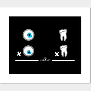 Ojo por ojo y diente por diente (an eye for an eye) Posters and Art